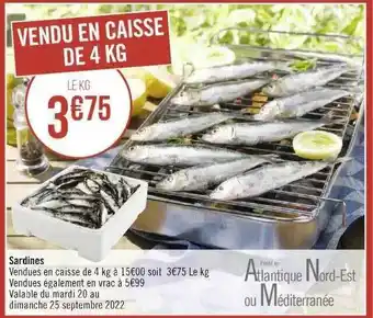 Géant Casino Sardines offre