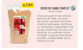 Naturalia Sucre de canne complet offre