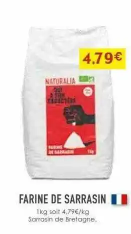 Naturalia Farine de sarrasin offre
