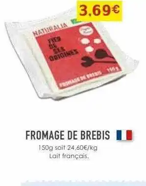 Naturalia Fromage de brebis offre