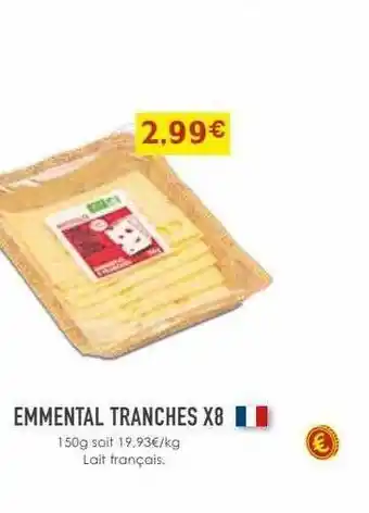 Naturalia Emmental tranchés x8 offre