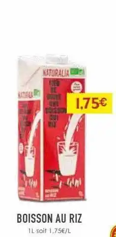 Naturalia Boisson au riz offre