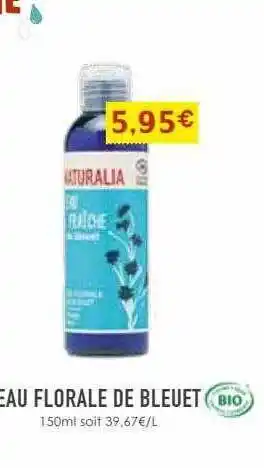 Naturalia Eau florale de bleuet offre