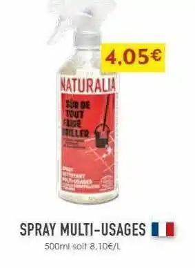 Naturalia Spray multi-usages offre