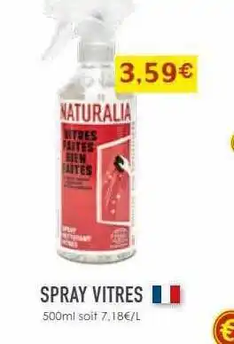 Naturalia Spray vitres offre