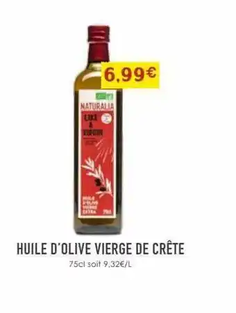 Naturalia Huile d'olive vierge de crête offre