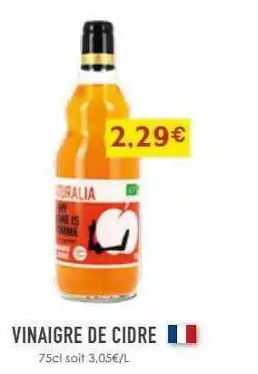 Naturalia Vinaigre de cidre offre