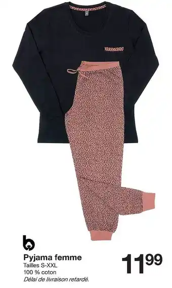 Zeeman Pyjama femme offre