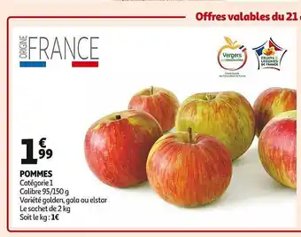 Auchan Pommes offre