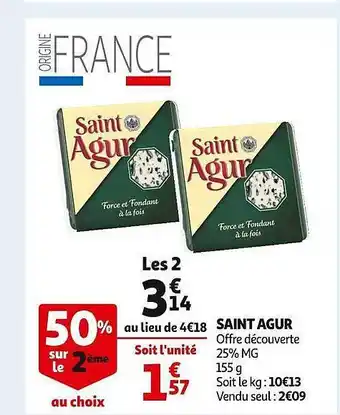 Auchan Saint agur offre