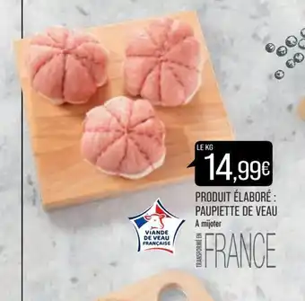 Match Produit élaboré Paupiette De Veau offre