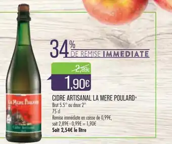 Cidre Artisanal La Mere Poulard
