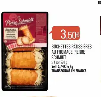 Match Bûchettes Pâtissières Au Fromage Pierre Schmidt offre