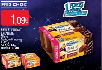 Match La Laitiere Frais Et Fondant offre