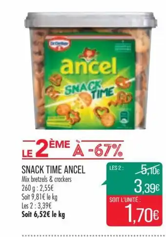Match Ancel Snack Time offre