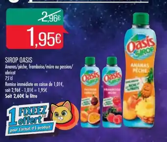 Match Oasis Sirop offre
