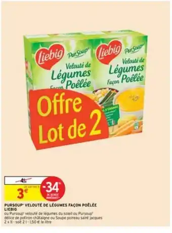 Intermarché Pursoup Velouté de Légumes façon Poêlée offre