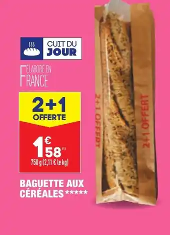 ALDI Baguette Aux Céréales offre