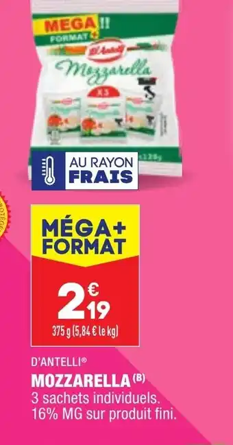 ALDI D'Antelli Mozzarella offre