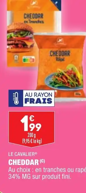 ALDI Cheddar offre