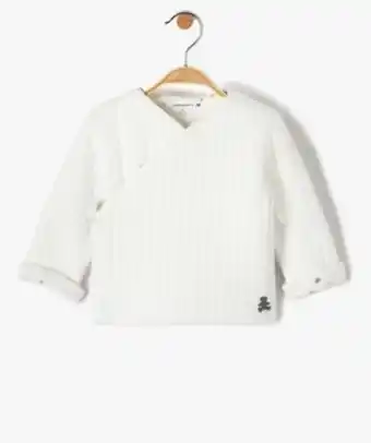 Gémo Gilet bébé matelassé fermeture cache-cœur doublure imprimée - lulucastagnette vue1 - lulucastagnette - gemo offre