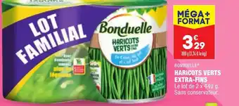 ALDI Bonduelle Haricots Verts Extra-Fins offre