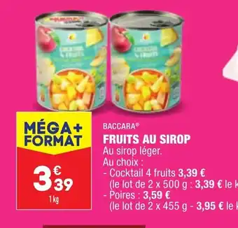 ALDI Fruits Au Sirop offre