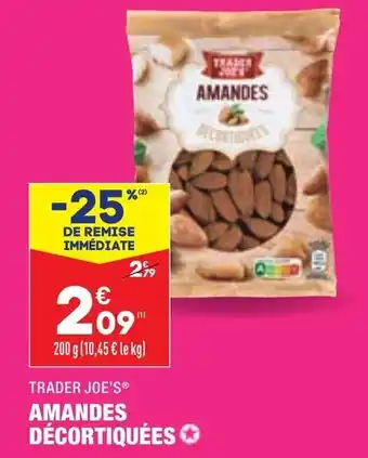 ALDI Amandes Décortiquées offre