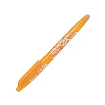 Stylo roller effaçable - orange abricot - frixion ball - pointe moyenne - pilot
