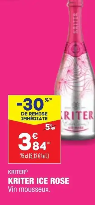 ALDI Kritter Ice Rose offre