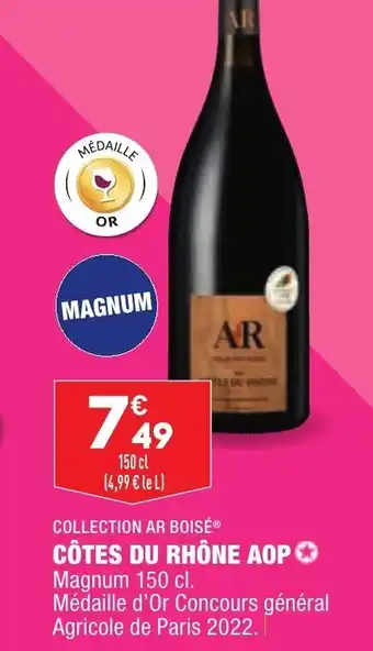 ALDI Côtes du Rhône AOP offre