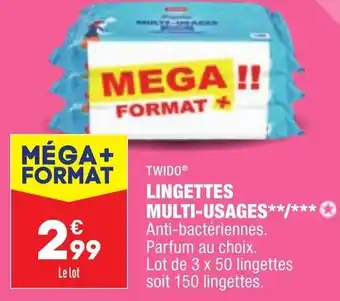 ALDI Lingettes Multi-Usages offre