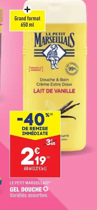 ALDI Le Petit Marseillais Gel Douche offre
