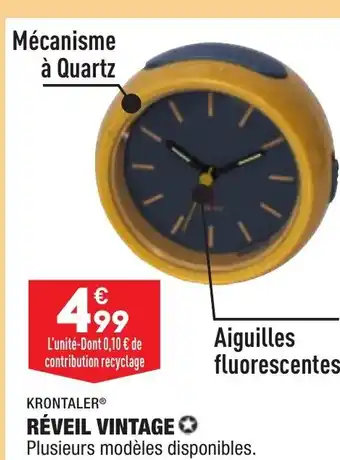 ALDI Réveil Vintage offre