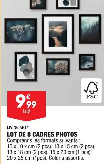 ALDI Lot de 8 Cadres Photos offre