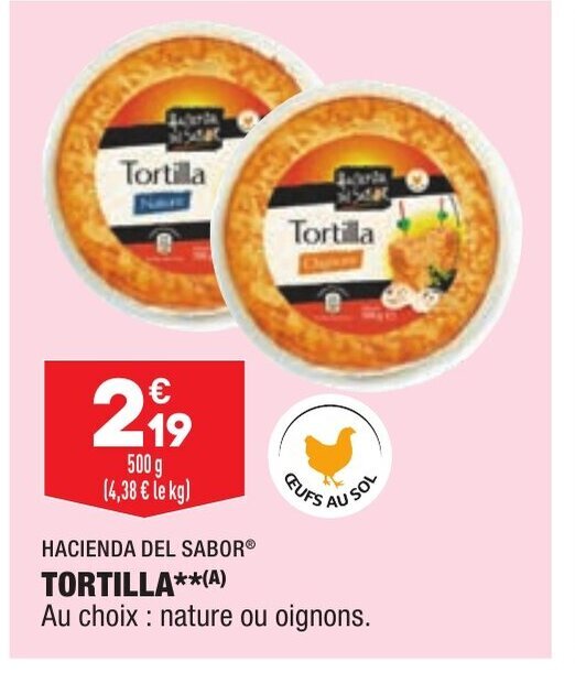 Promo Tortilla chez ALDI