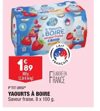 Yaourts Ă Boire