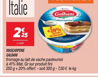 Netto Mascarpone Galbani offre