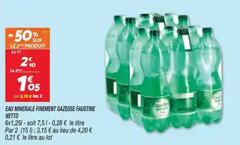 Eau Minerale Finement Gazeuse Faustine