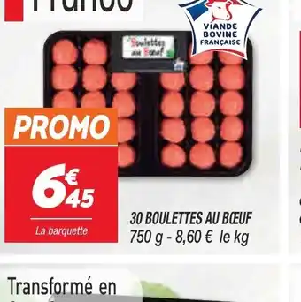 Netto 30 Boulettes Au Bœuf offre