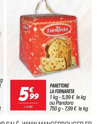 Netto Panettone La Fornareta offre