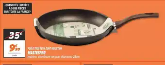 Poêle Tous Feux Dont Induction Masterpro