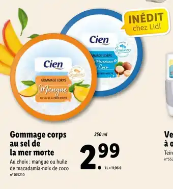 Gommage corps au sel de la mer morte