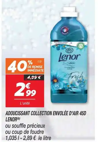 Netto Adoucissant collection envolee d'Air 450 Lenor offre