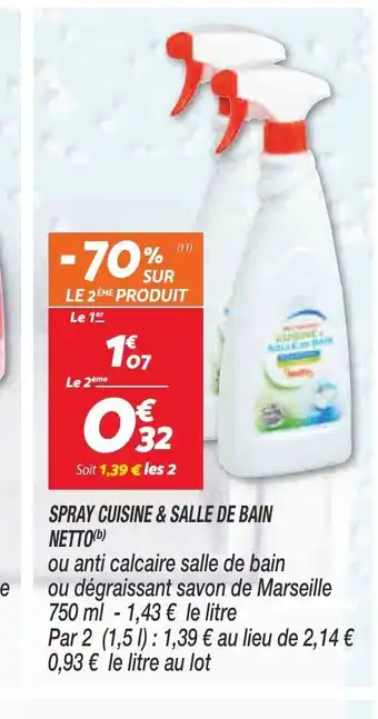 Netto Spray Cuisine & Salle de Bain offre