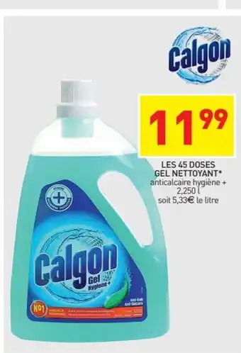 Stokomani Calgon Les 45 Doses Gel Nettoyant offre