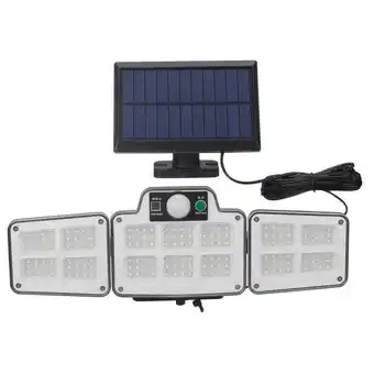 Projecteur applique murale extérieur solaire ip65 168 led 5.5v