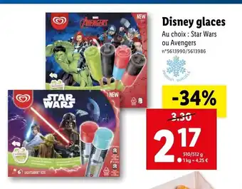 Disney glaces