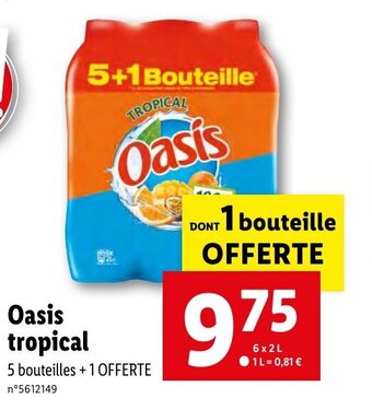 Lidl Oasis tropical offre
