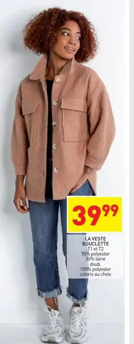 Stokomani La veste Bouclette offre